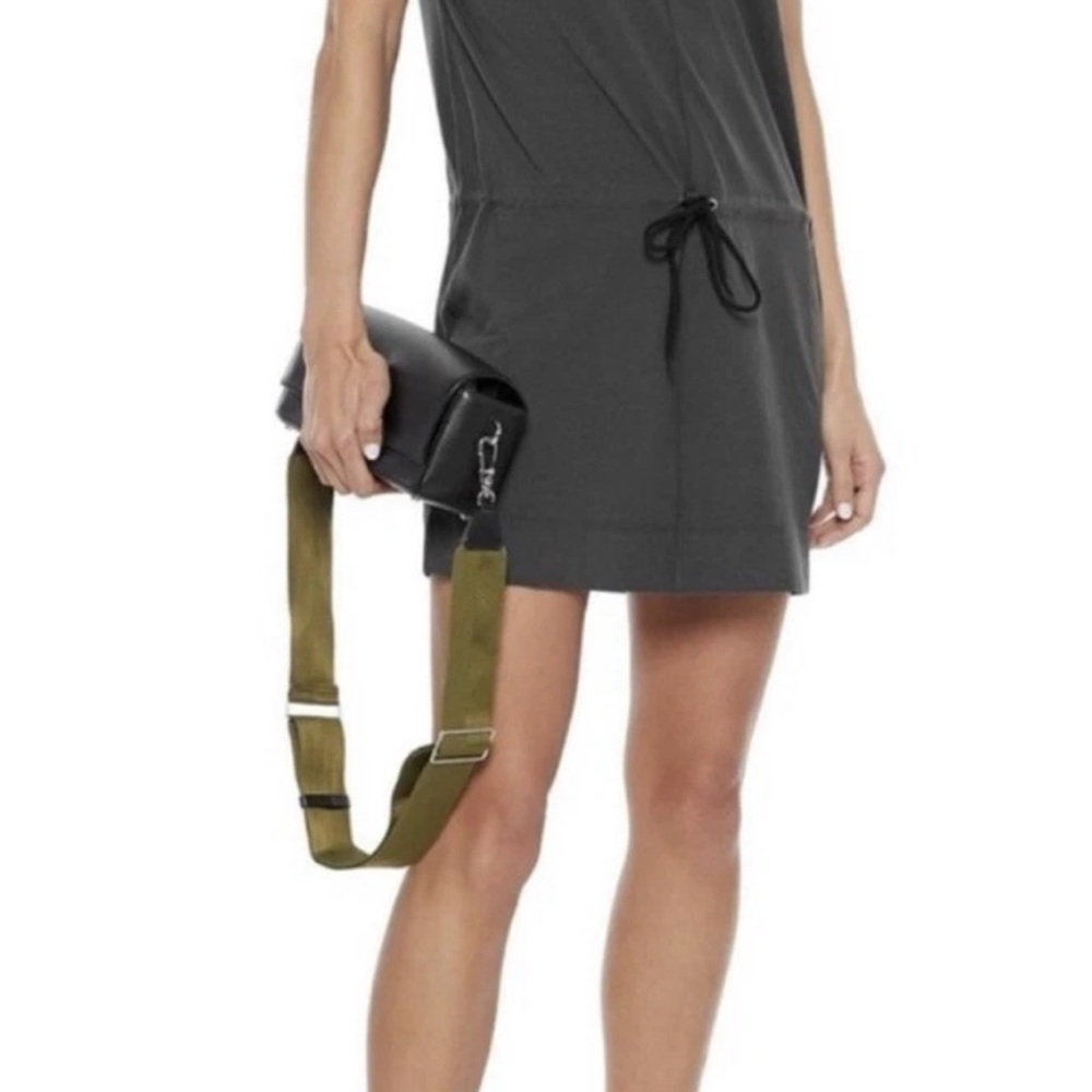 Current/Elliot Gray Sleeveless Dress with Tie String